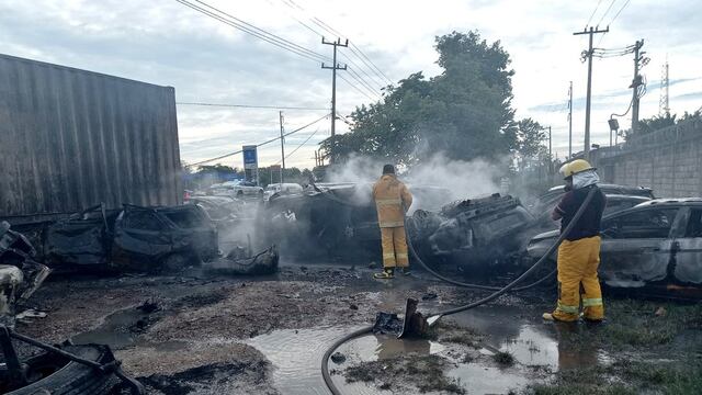 Tráiler chocó en Tabasco