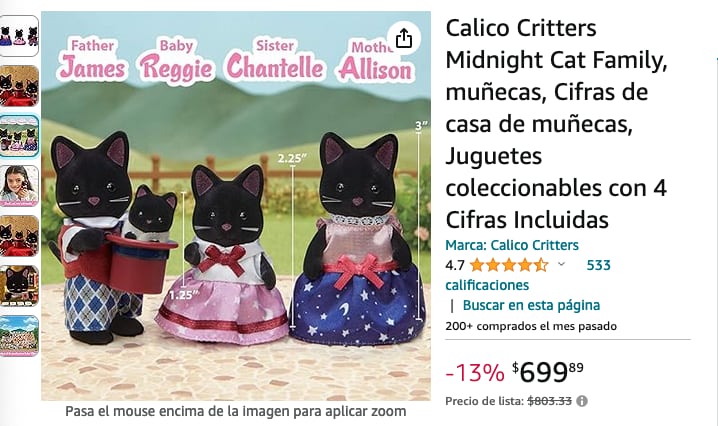 Ternurines dark site de Sylvanian Families.