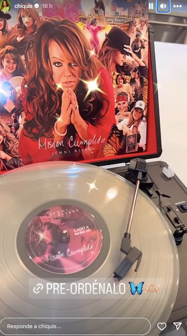 Chiquis Rivera pone a la venta vinilo de Jenni Rivera