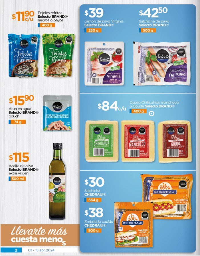 Ofertas Chedraui hoy al 15 de abril 2024