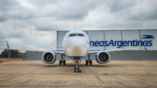 Avión de Aerolíneas Argentinas