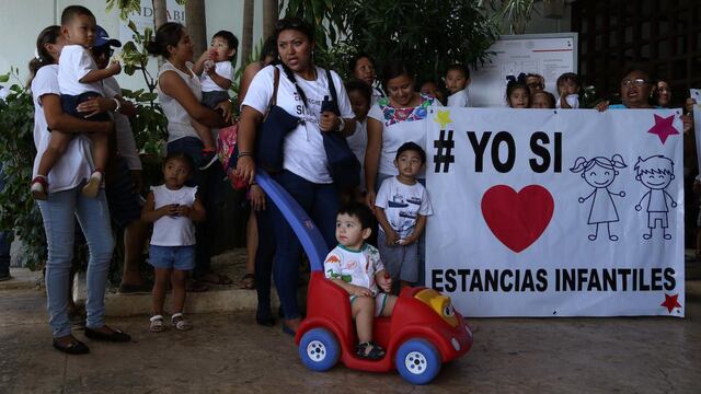 Protesta Estancias infantiles