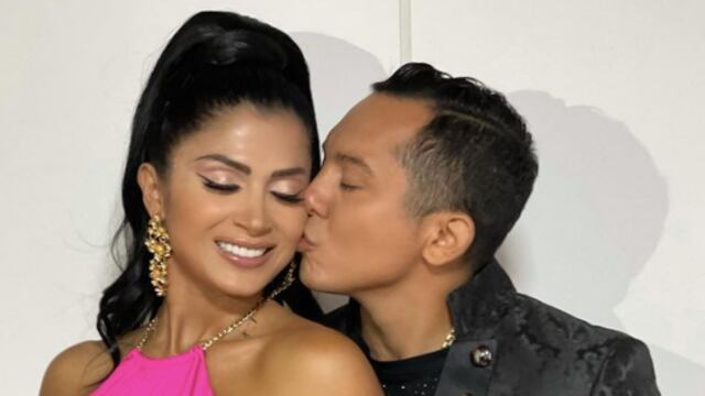 Kimberly Flores y Edwin Luna