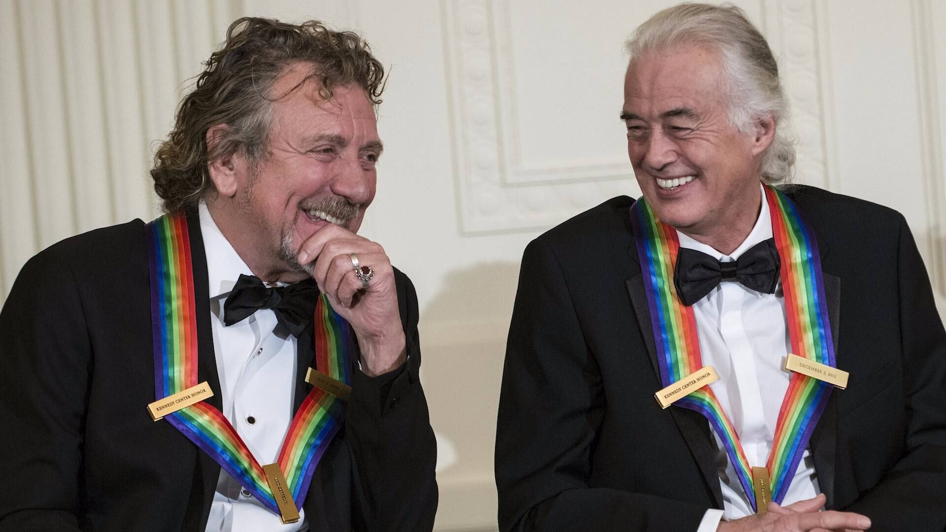 Robert Plant y Jimmy Page, integrantes de Led Zeppelin