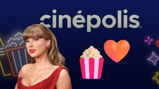 Cinemex quiere palomitas naranjas por el especial de Taylor Swift en sus salas