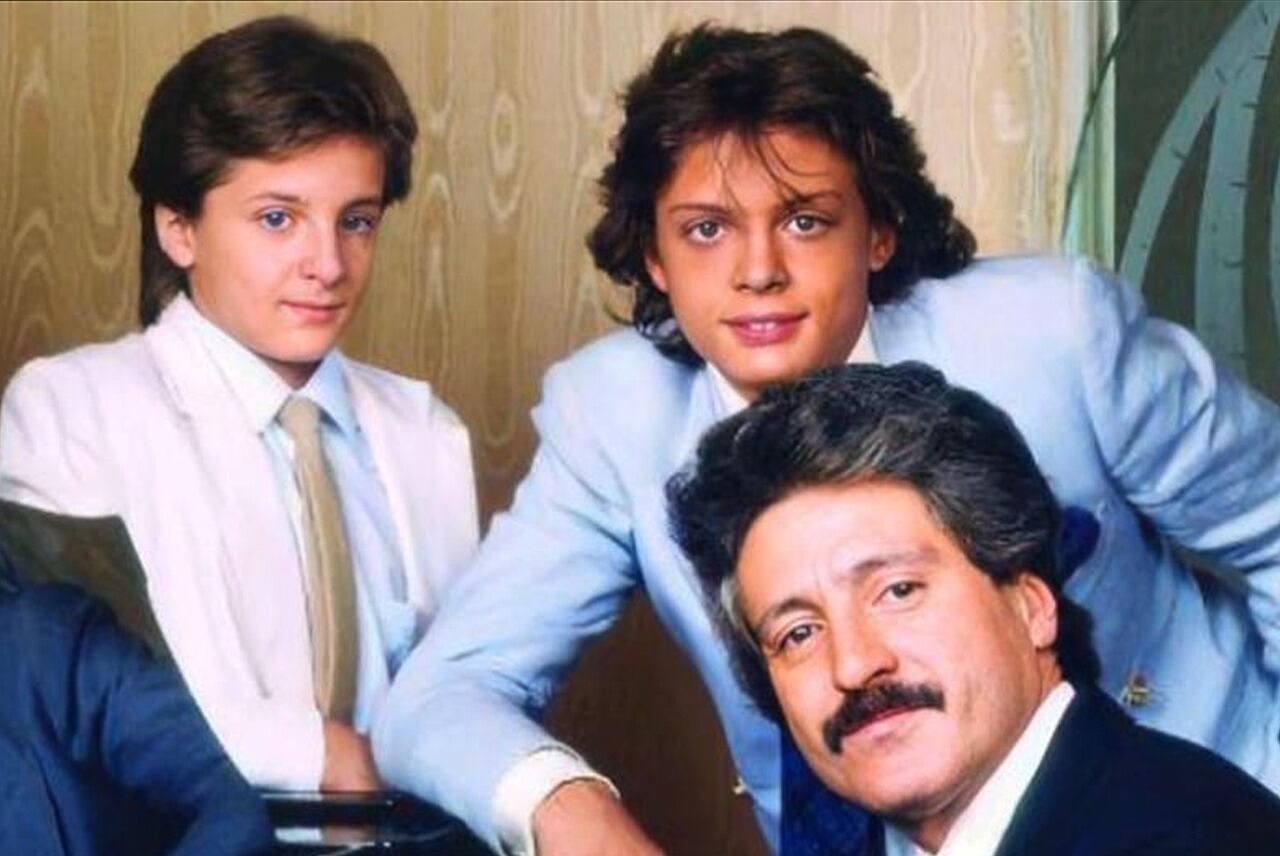 Luisito Rey, Luis Miguel y Alejandro Basteri