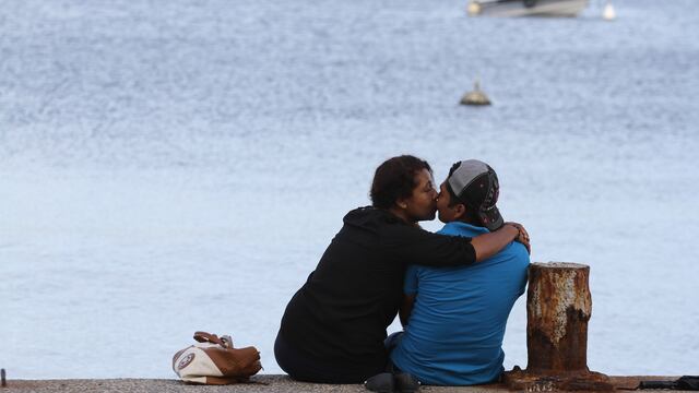Pareja en Acapulco