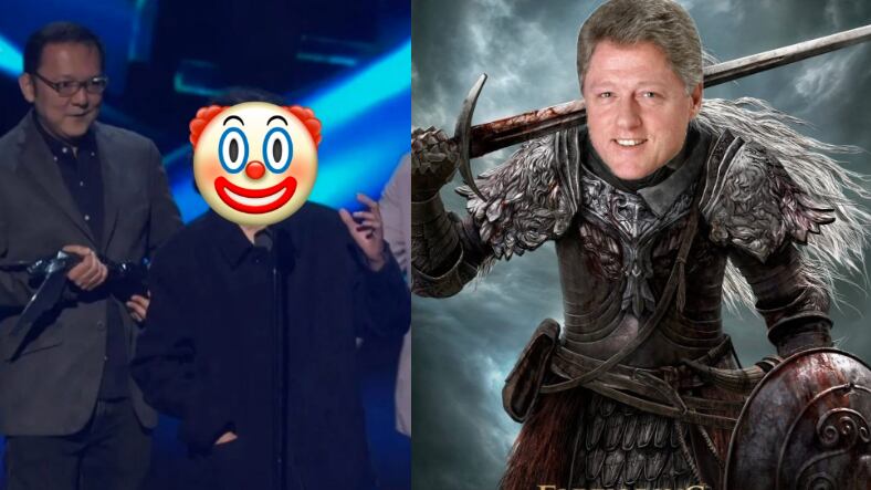 ¿Bill Clinton en Elden Ring? Un random en The Game Awards 2022 le robó la noche