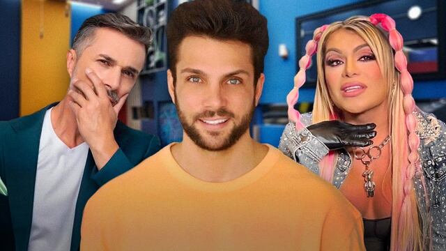 Sergio Mayer, Nicola Porcella y Wendy Guevara