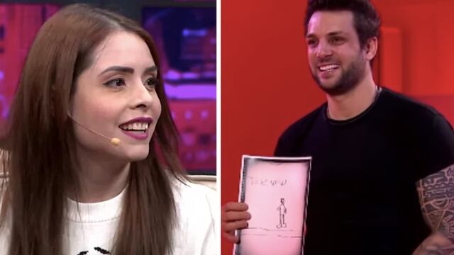Maryfer Centeno analiza dibujo de Nicola Porcella