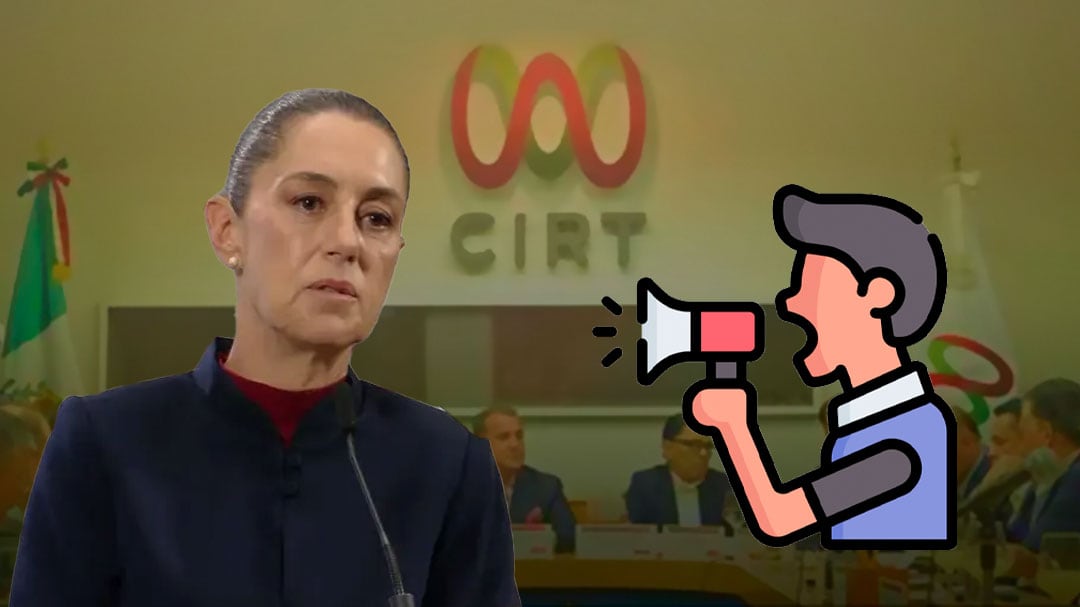 Claudia Sheinbaum defiende la libertad de prensa en México ante la CIRT