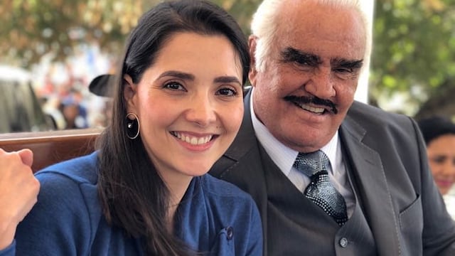 Vicente Fernández y Alejandra Fernández