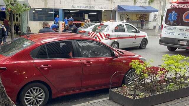 Balean a conductor en Colonia Anzures