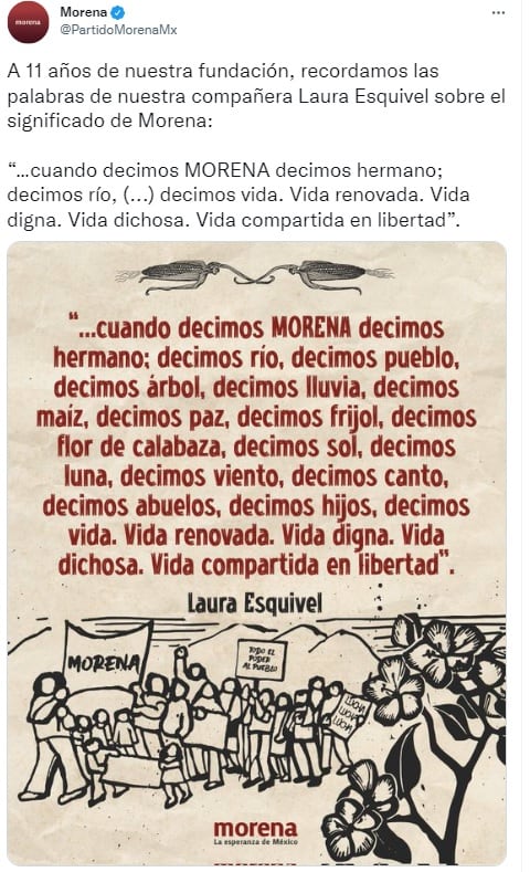 Significado de Morena según Laura Esquivel