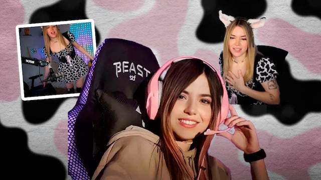 Samy Rivers se disfraza de vaquita sexy en Twitch