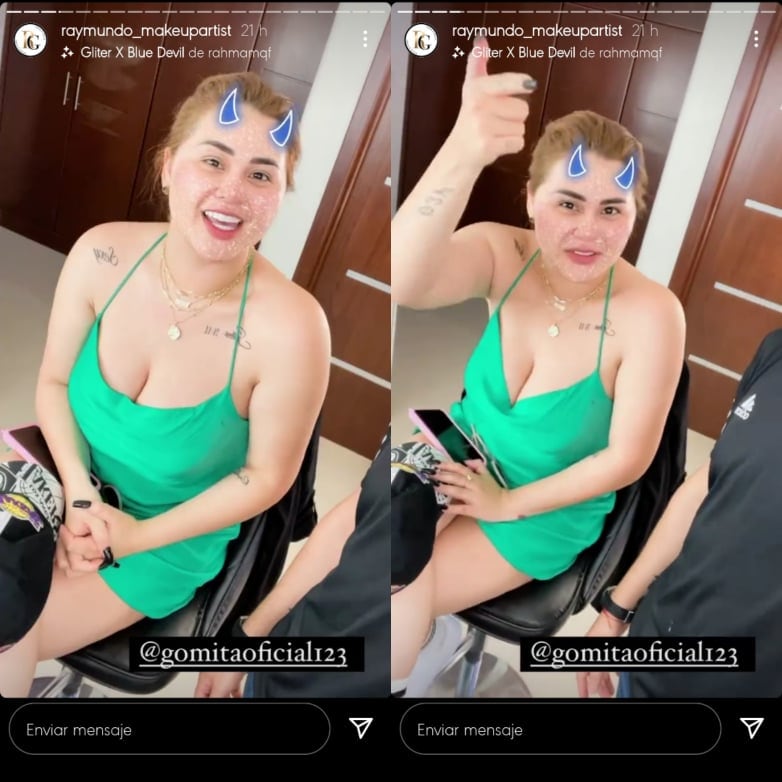 Gomita cambia de look a buchona.