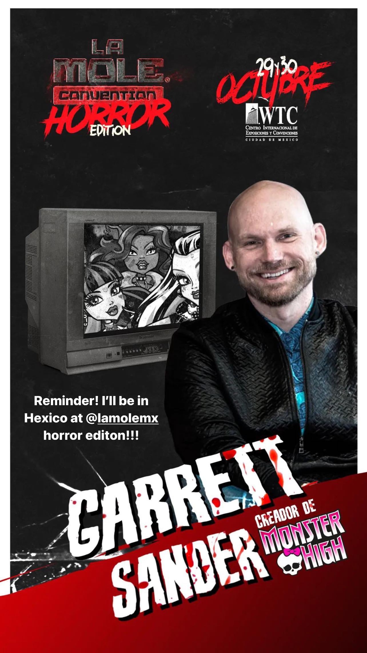 Monster High: Creador de las muñecas visitará México con La Mole Horror Edition