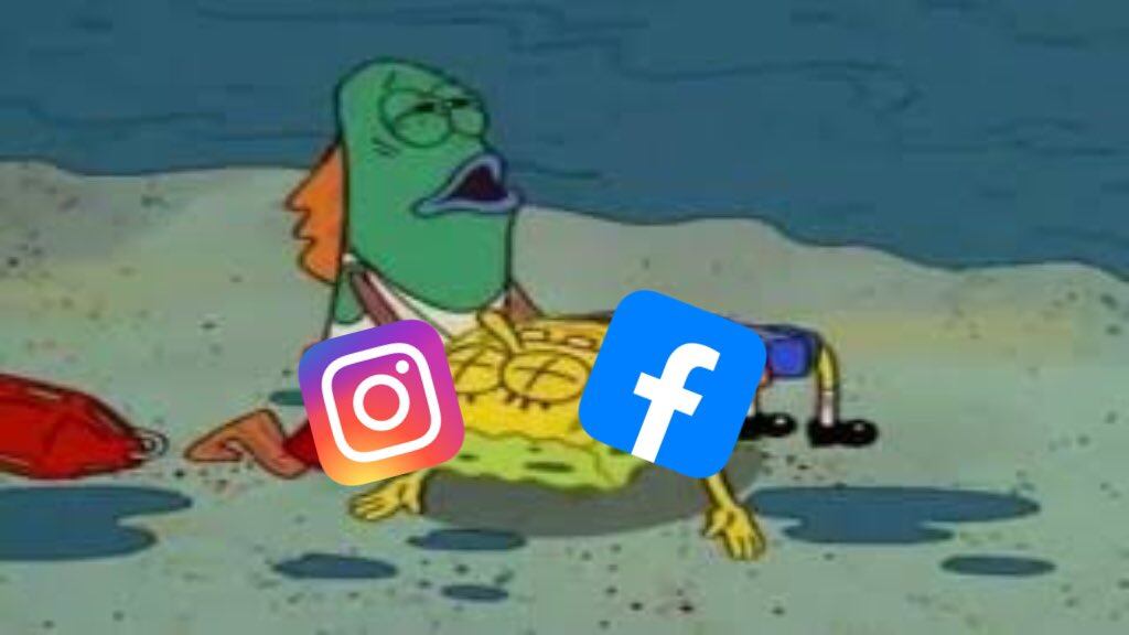 Los memes de la caída de Facebook e Instagram