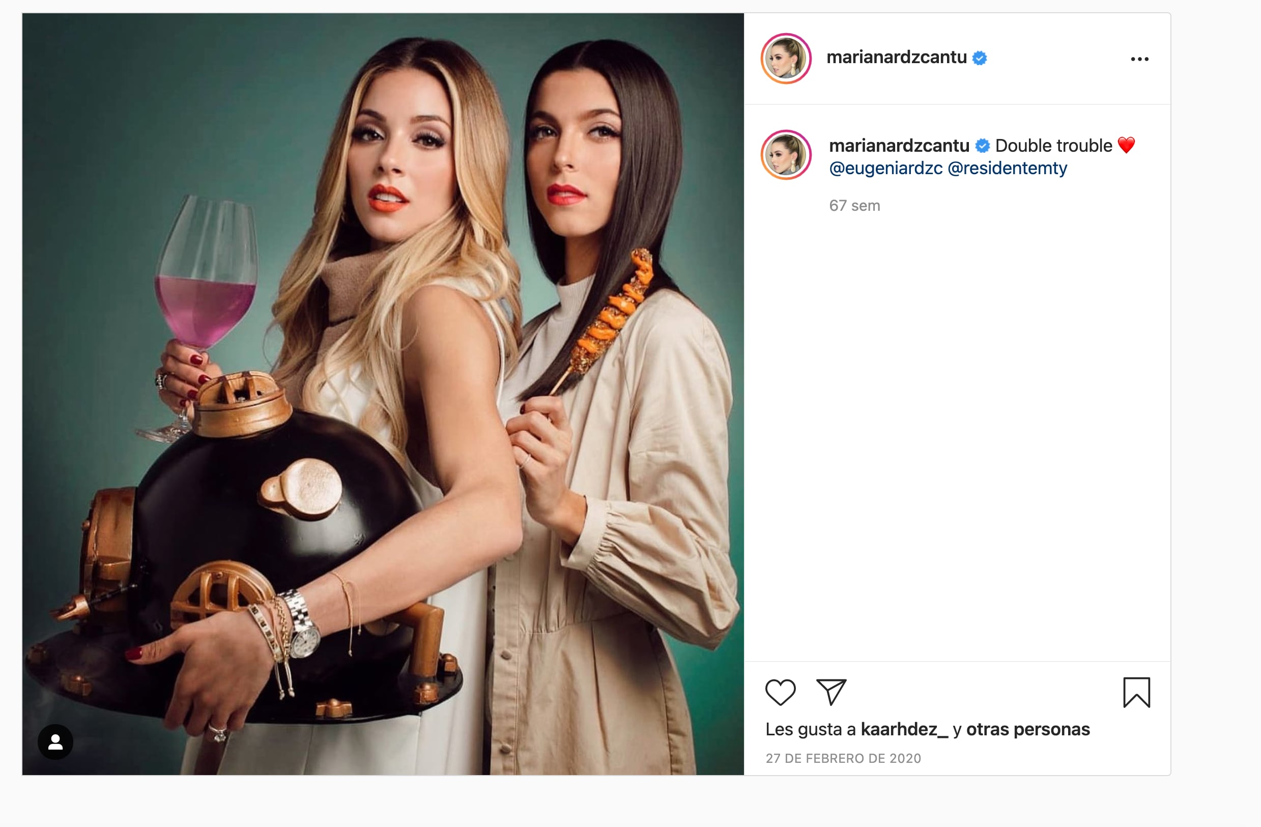 Eugenia y Mariana Rodríguez Cantú