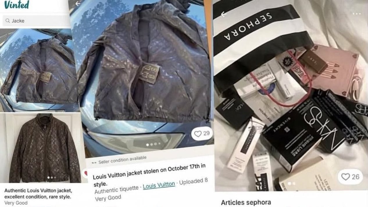 Productos de Louis Vuitton y Sephora aparecen en Vinted tras saqueos en Francia
