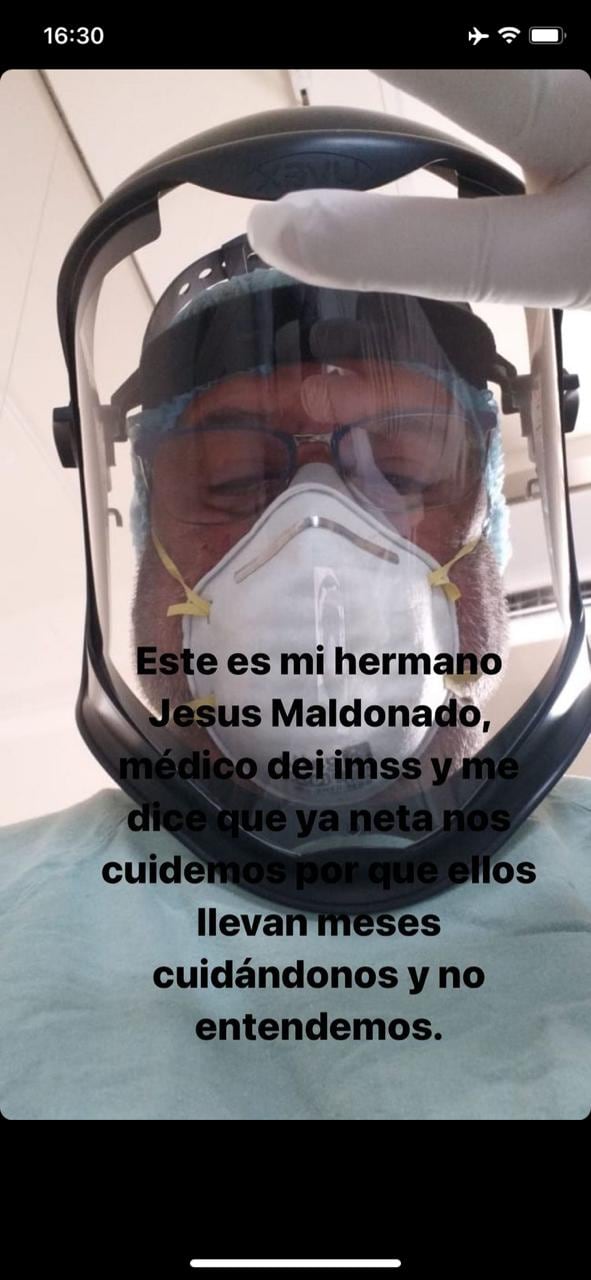 Jesús Maldonado, hermano de Sara Maldonado