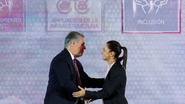 Francisco Cervantes Díaz, presidente del Consejo Coordinador Empresarial (CCE), y Claudia Sheinbaum, presidenta electa de México