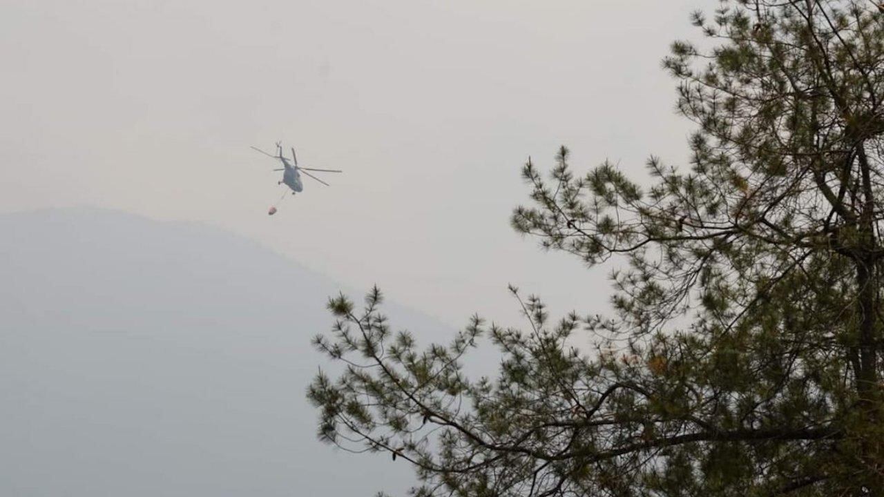 Se desploma helicóptero de la Marina mientras combatía incendio forestal