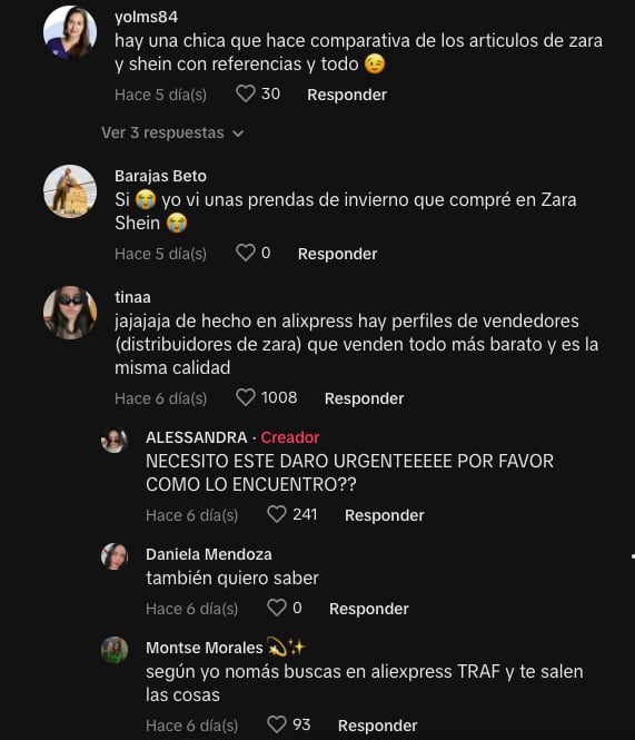 Usuarios aseguran que en Shein y Zara venden la misma ropa