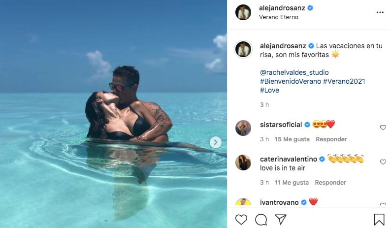 Alejandro Sanz y Rachel Valdés