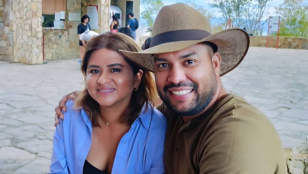 Gonzalo González Silva y su esposa