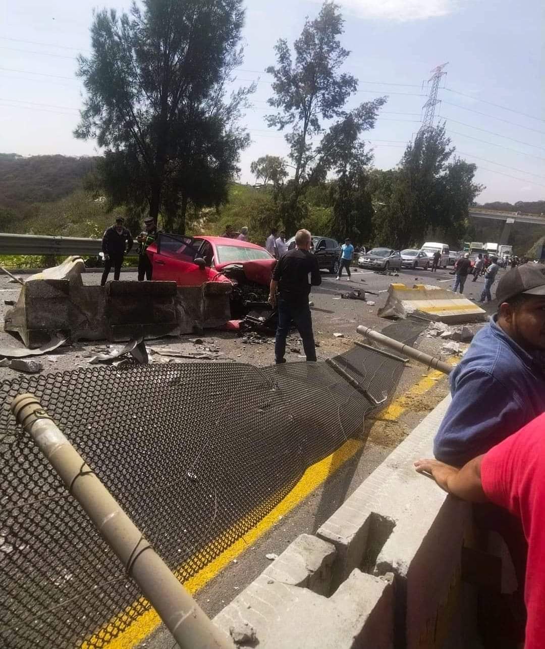 Choque en la autopista Chamapa-Lechería