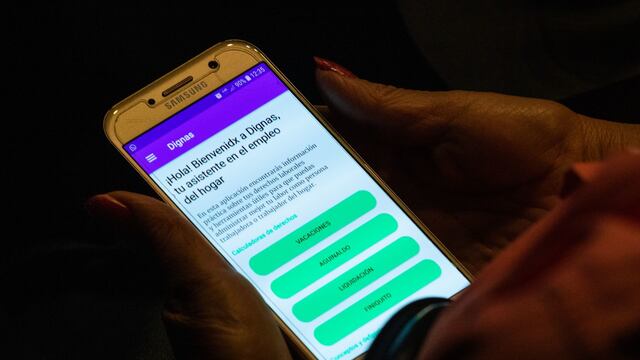 Presentación App Dignas, con la que trabajadoras del hogar van a poder defender sus derechos laborales
