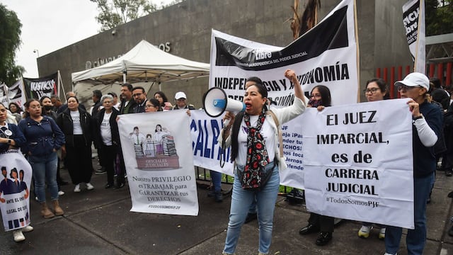 Protesta contra la reforma al Poder Judicial