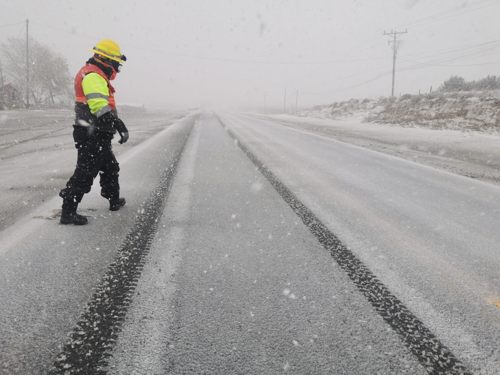 nevada en La Rumorosa, Baja California