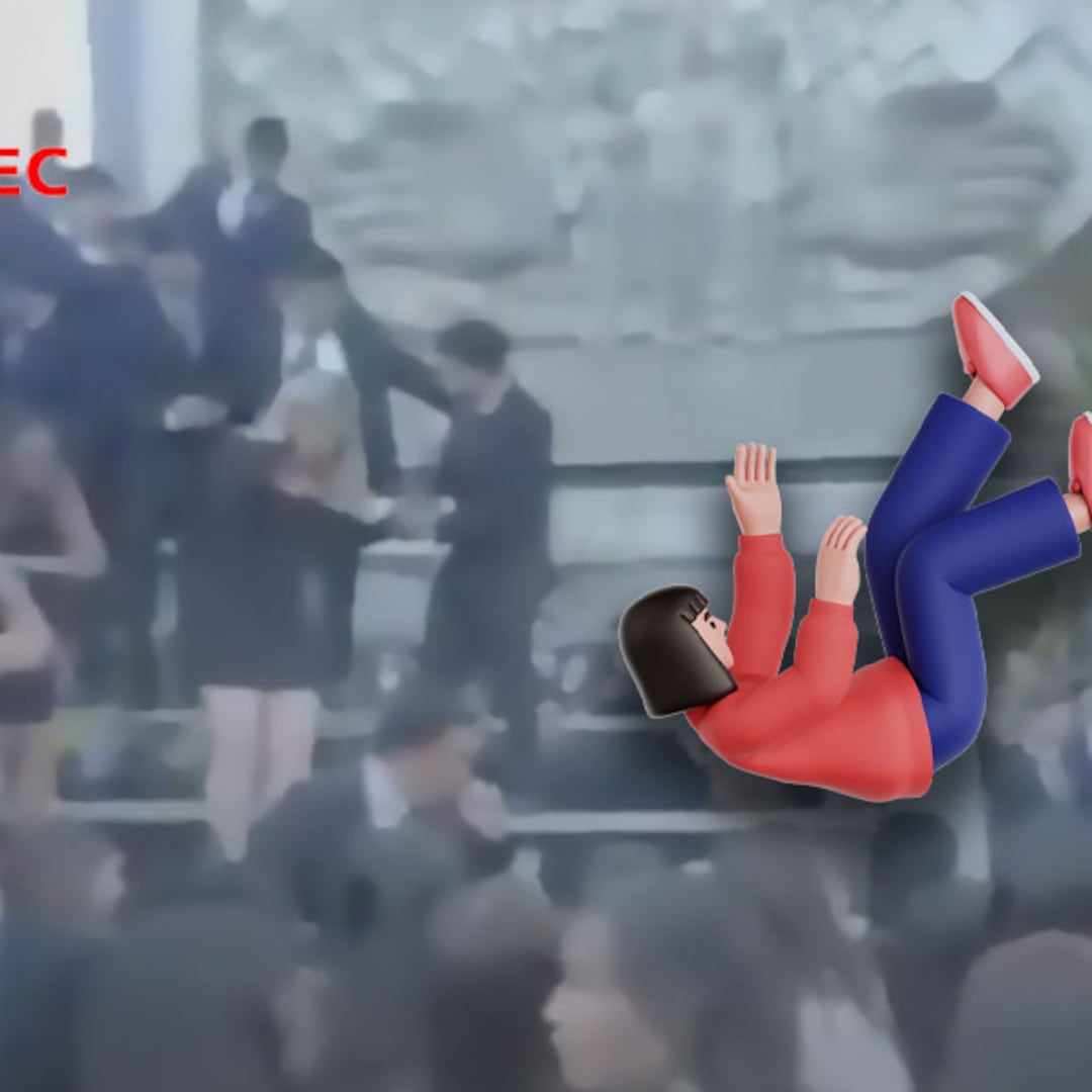 Foto de generación termina en accidente en la Universidad Veracruzana