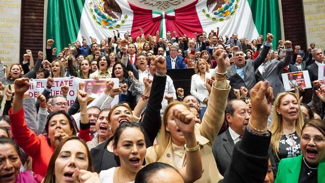 Diputados de Morena y coalición en la Cámara de Diputados