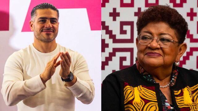 Omar García Harfuch y Ernestina Godoy