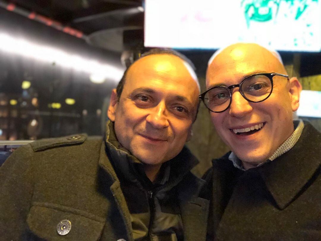 Lalo España y Juan Frese.