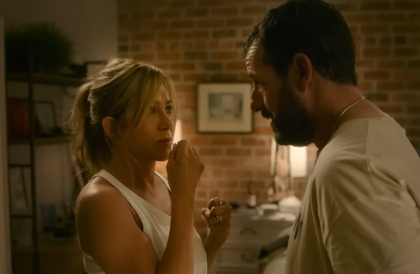 Adam Sandler y Jennifer Anniston en Murder Mysrtery 2 de Netflix