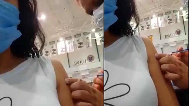 Maestra simulación vacuna Nuevo León