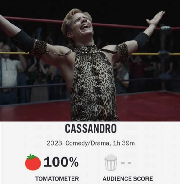 Cassandro, película donde se besan Bad Bunny y Gael García obtiene calificación perfecta