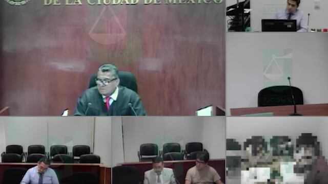 Juez Federico Mosco en audiencia.