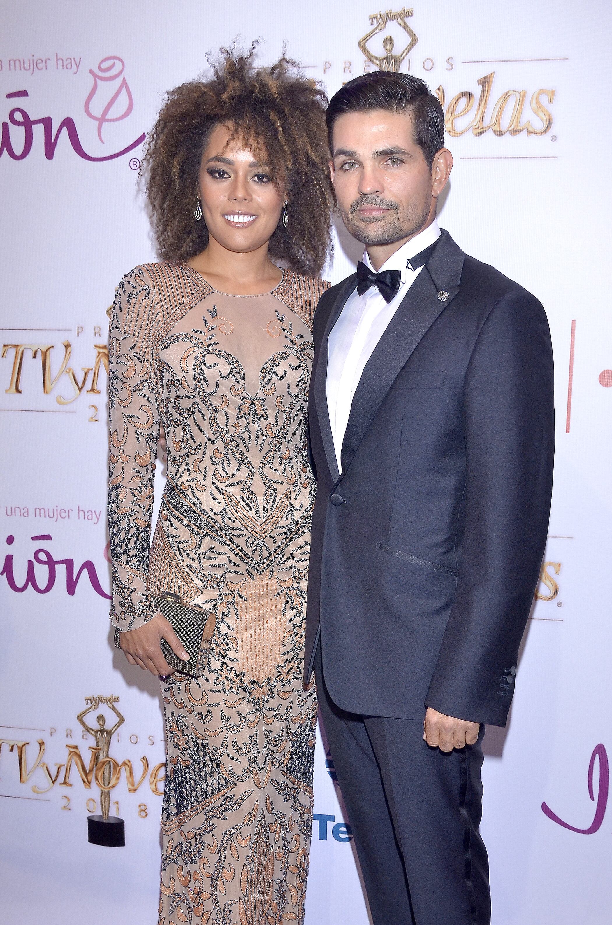 Ferdinando Valencia con su esposo Brenda Kellerman.