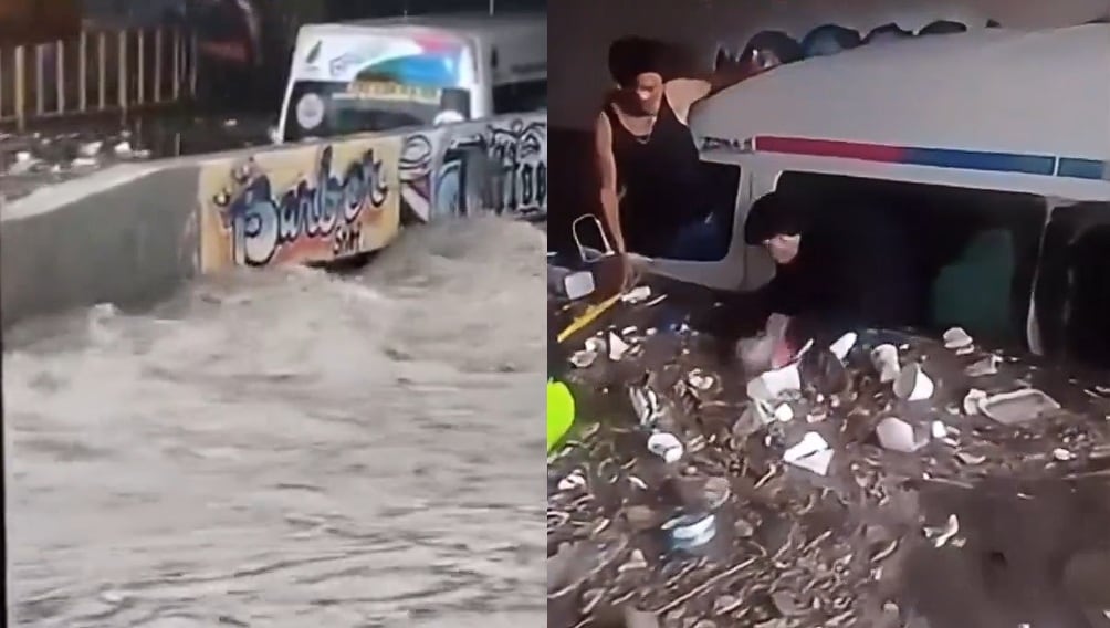 Inundaciones en Tecámac dejan vehículos atrapados y colapsan vialidades