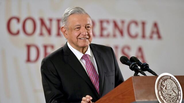 El presidente López Obrador en conferencia de prensa
