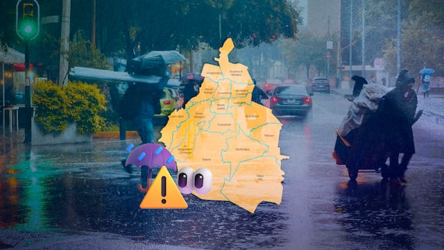 Alerta Amarilla por lluvias en las 16 alcaldías de CDMX para esta tarde y noche