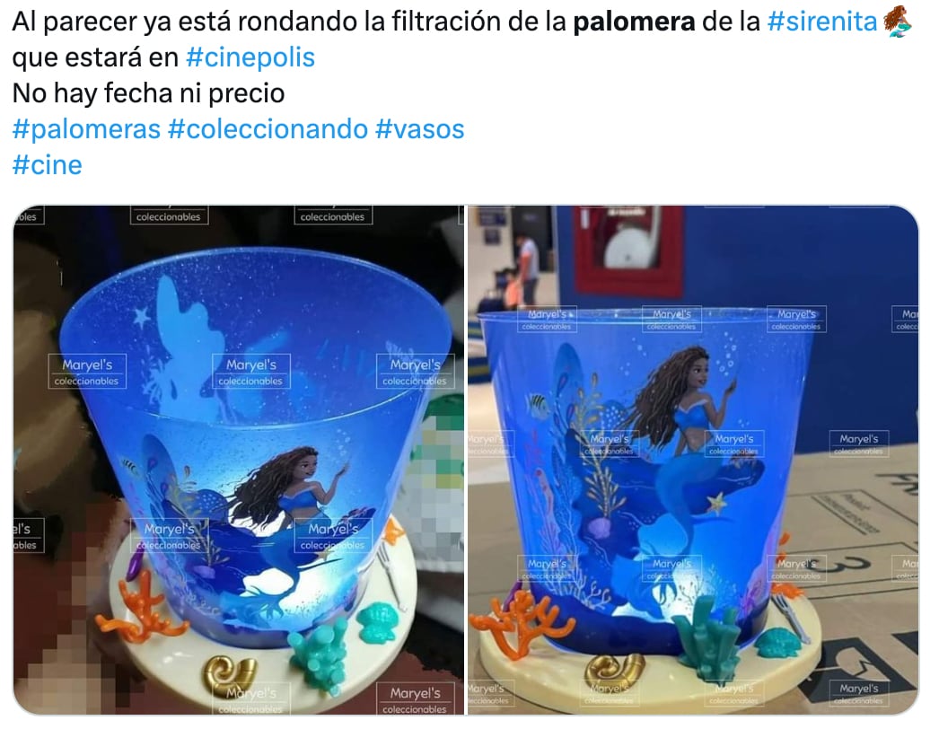 Palomera de La Sirenita en Cinépolis