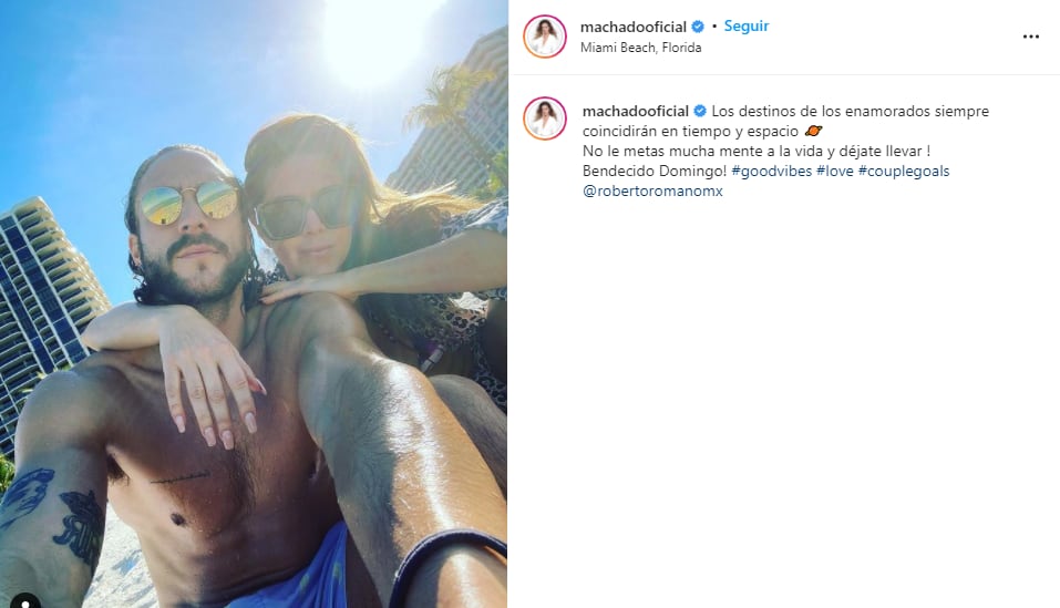 Alicia Machado defiende su noviazgo con Roberto Romano.