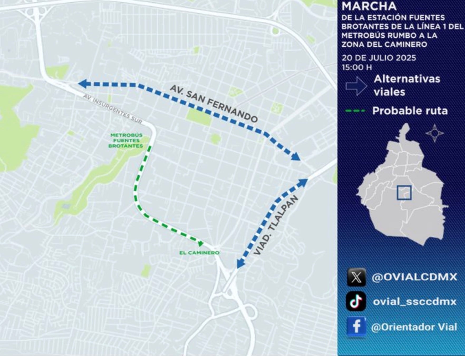 Cierren tramo de Insurgentes Sur por protesta contra la gentrificación en CDMX