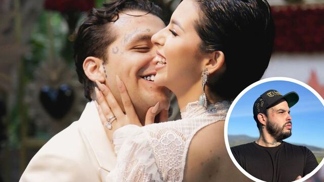 Christian Nodal y Ángela Aguilar se olvidaron de invitar a Emiliano Aguilar a su boda.